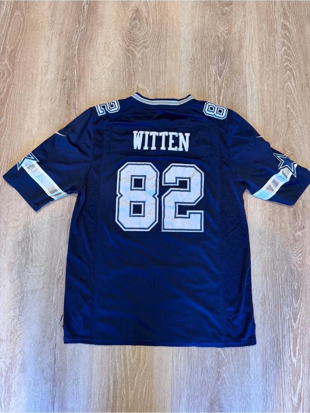 Nike Navy Witten #82 Football Jersey